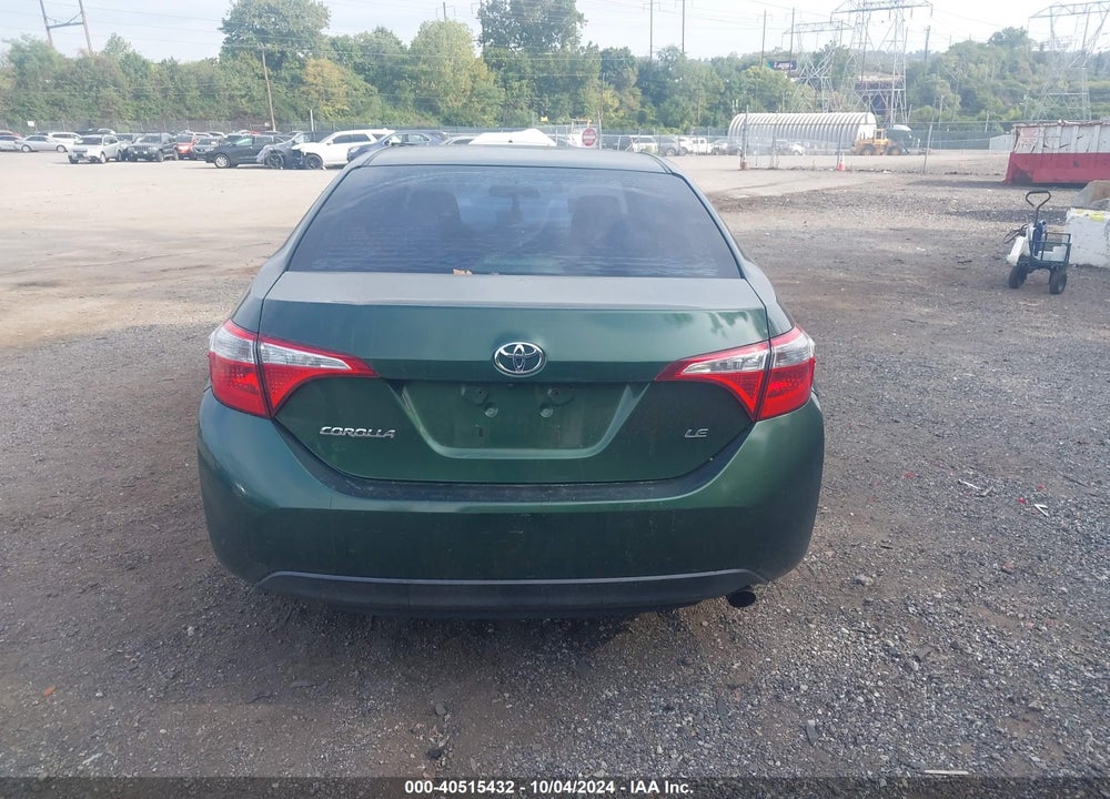 2015 TOYOTA COROLLA LE VIN: 2T1BURHE5FC353012