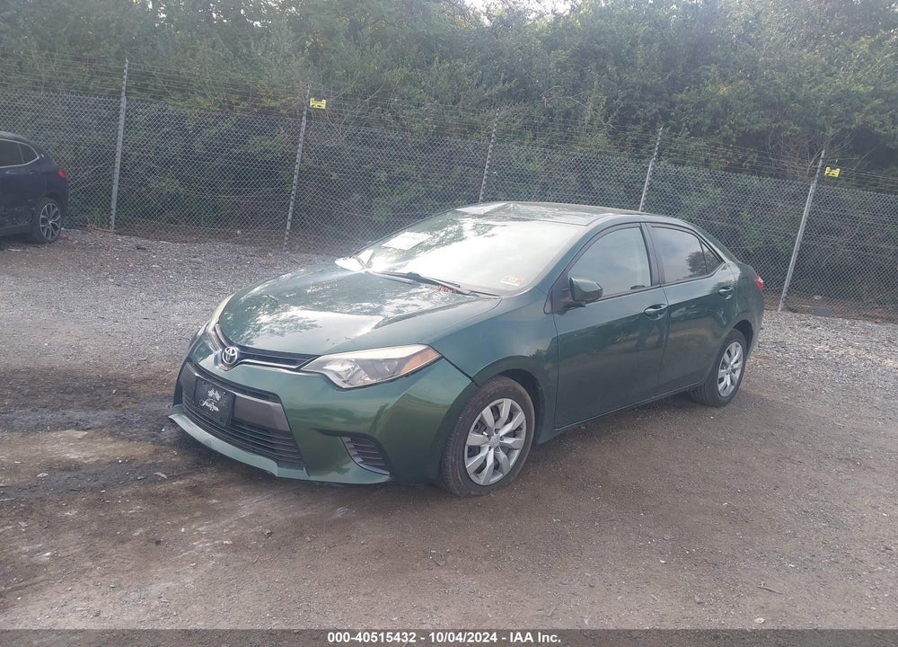 2015 TOYOTA COROLLA LE VIN: 2T1BURHE5FC353012
