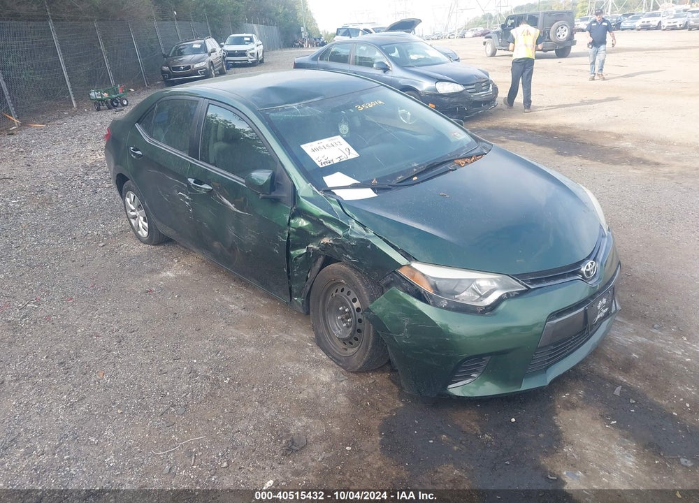 2015 TOYOTA COROLLA LE VIN: 2T1BURHE5FC353012