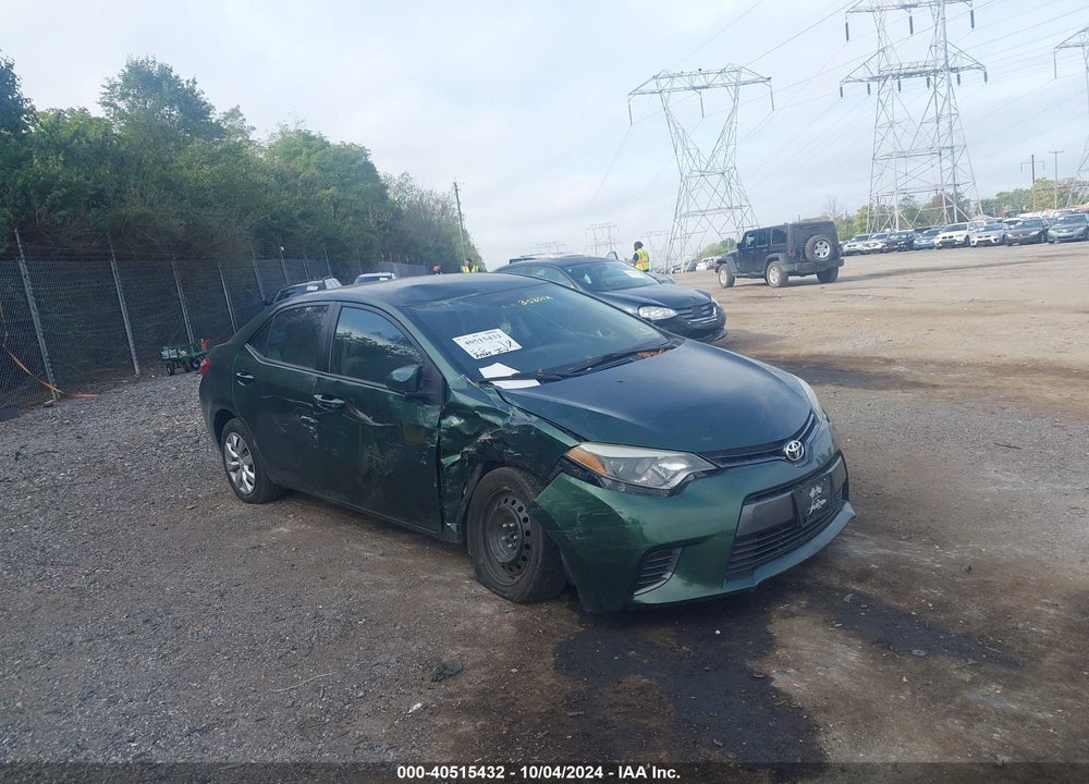 2015 TOYOTA COROLLA LE VIN: 2T1BURHE5FC353012