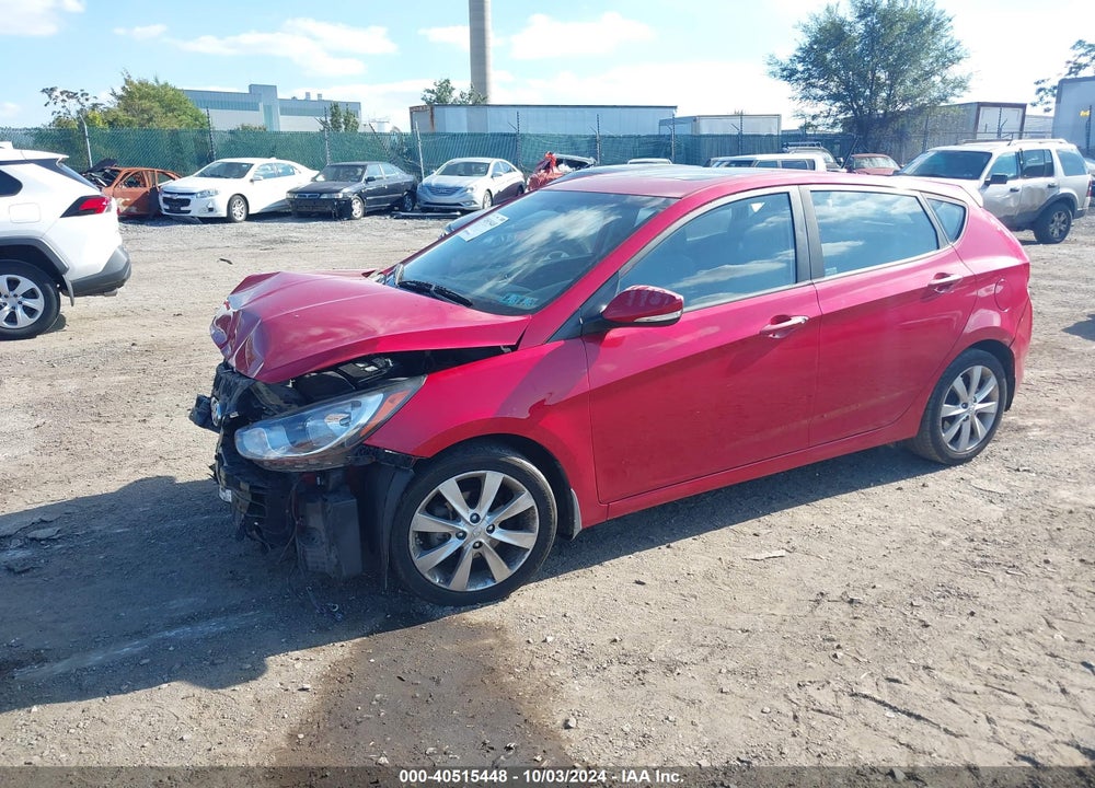 2013 HYUNDAI ACCENT SE VIN: KMHCU5AE3DU102640