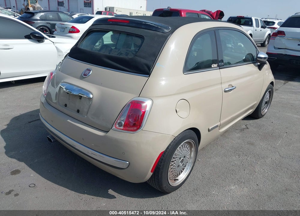2012 FIAT 500C LOUNGE VIN: 3C3CFFER2CT171754