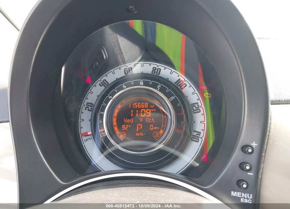 2012 FIAT 500C LOUNGE VIN: 3C3CFFER2CT171754