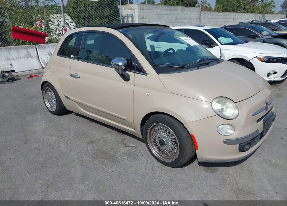 2012 FIAT 500C LOUNGE VIN: 3C3CFFER2CT171754