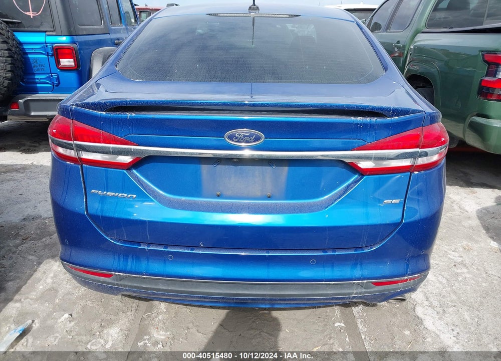 2018 FORD FUSION SE VIN: 3FA6P0H72JR179236