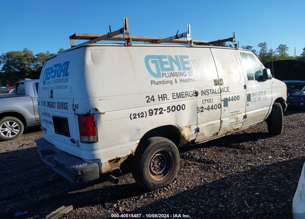 2004 FORD E-350 SUPER DUTY COMMERCIAL/RECREATIONAL VIN: 1FTSE34LX4HA09537