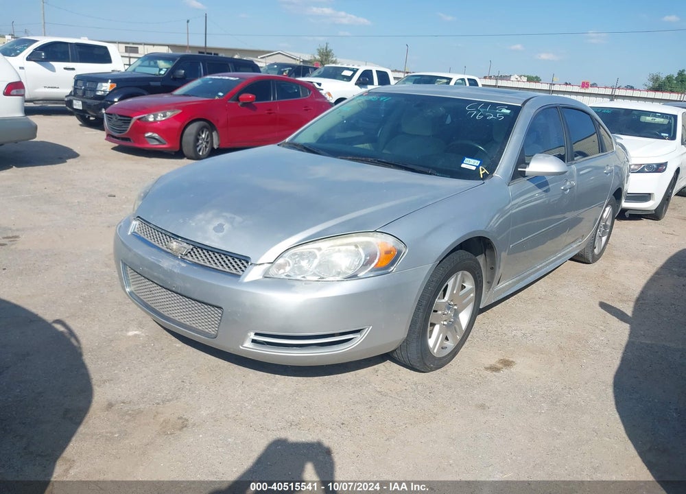 2012 CHEVROLET IMPALA LT VIN: 2G1WG5E38C1187625