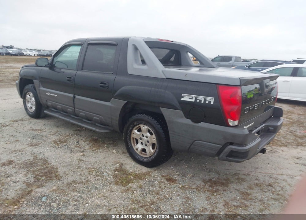 2002 CHEVROLET AVALANCHE 1500 VIN: 3GNEC13TX2G339380