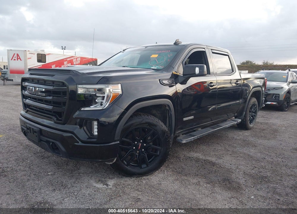 2021 GMC SIERRA 1500 4WD SHORT BOX ELEVATION/4WD STANDARD BOX ELEVATION VIN: 3GTU9CED6MG158901