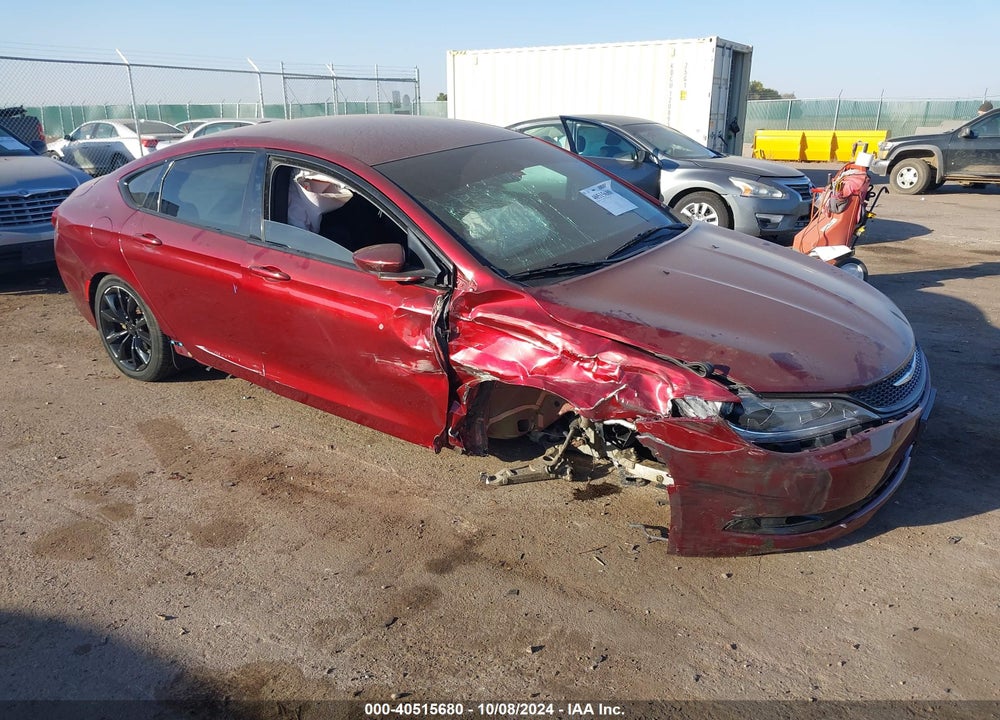 2015 CHRYSLER 200 S VIN: 1C3CCCBB6FN584909