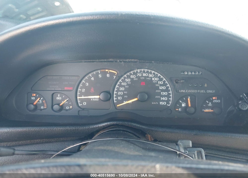 1995 CHEVROLET CAMARO Z28 VIN: 2G1FP22P4S2147086
