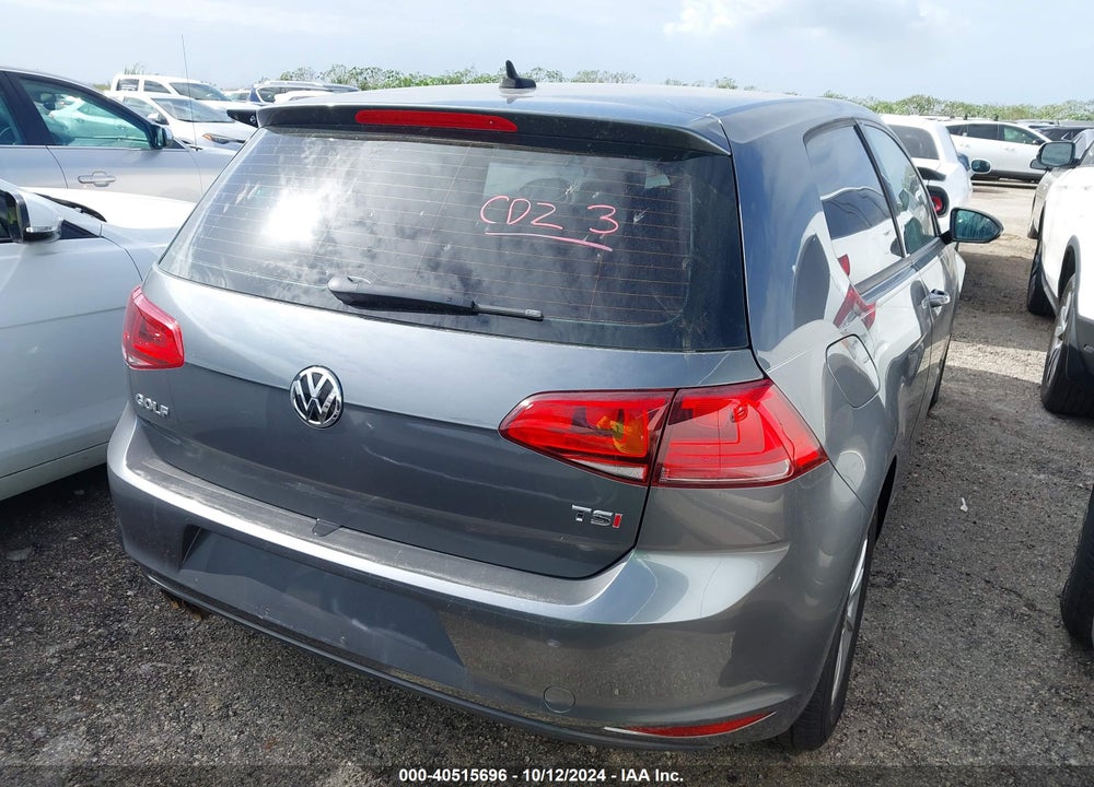 2015 VOLKSWAGEN GOLF TSI S 2-DOOR VIN: 3VW917AU8FM097420