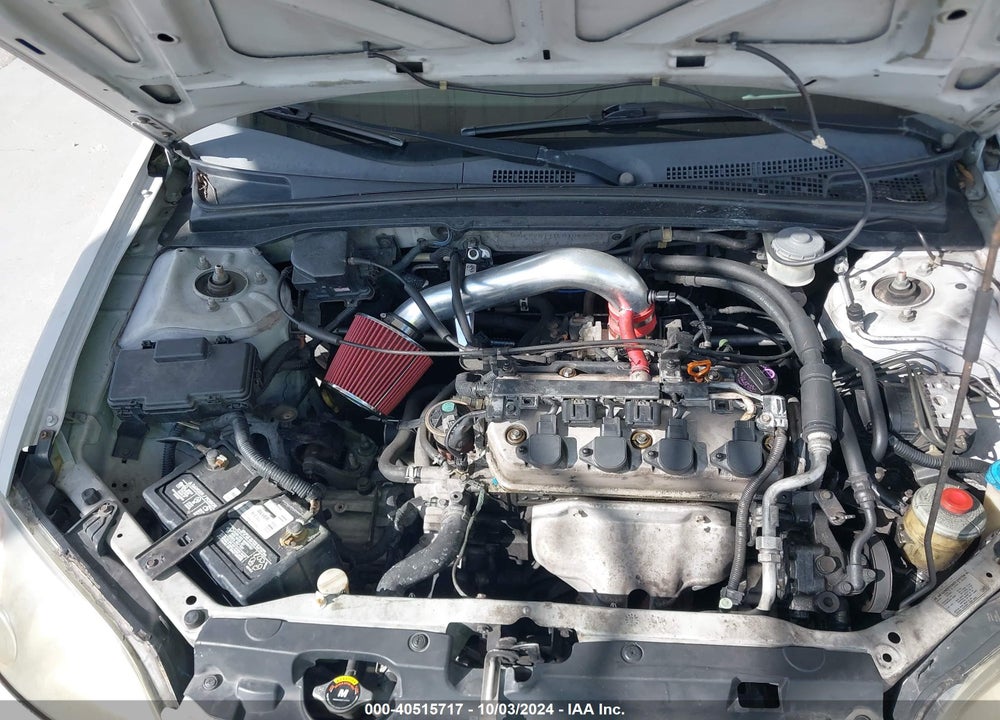 2001 HONDA CIVIC EX VIN: 1HGES26791L010835
