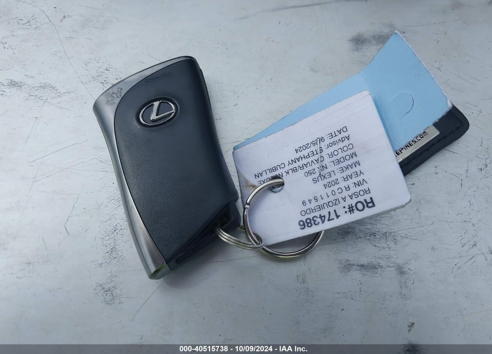 2024 LEXUS NX 250 VIN: 2T2ADCAZ7RC011549