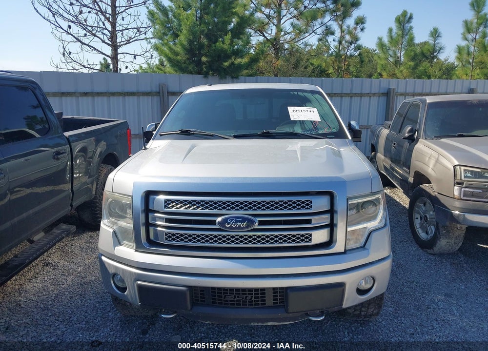 2013 FORD F-150 PLATINUM VIN: 1FTFW1ET8DFC81954
