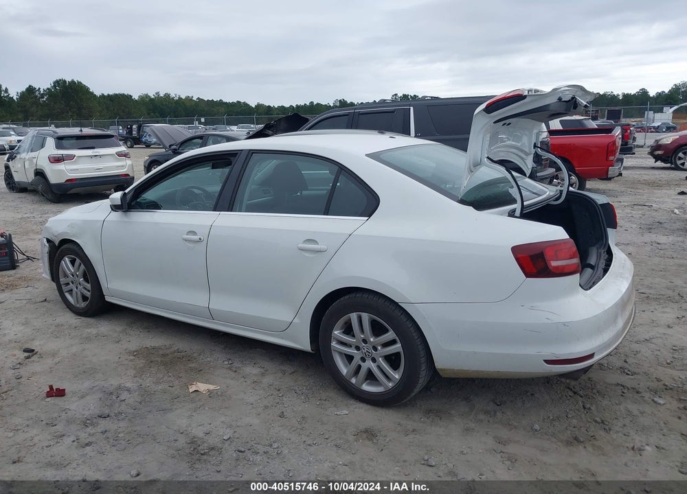 2017 VOLKSWAGEN JETTA VIN: 3VW2B7AJ1HM363576