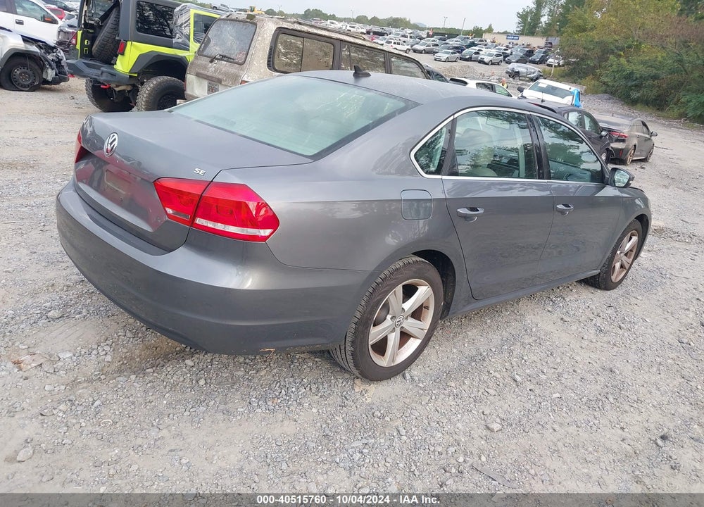 2013 VOLKSWAGEN PASSAT 2.5L SE VIN: 1VWBP7A33DC115361