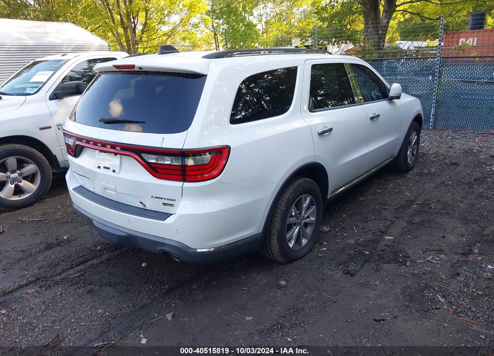 2015 DODGE DURANGO LIMITED VIN: 1C4RDHDG9FC200884