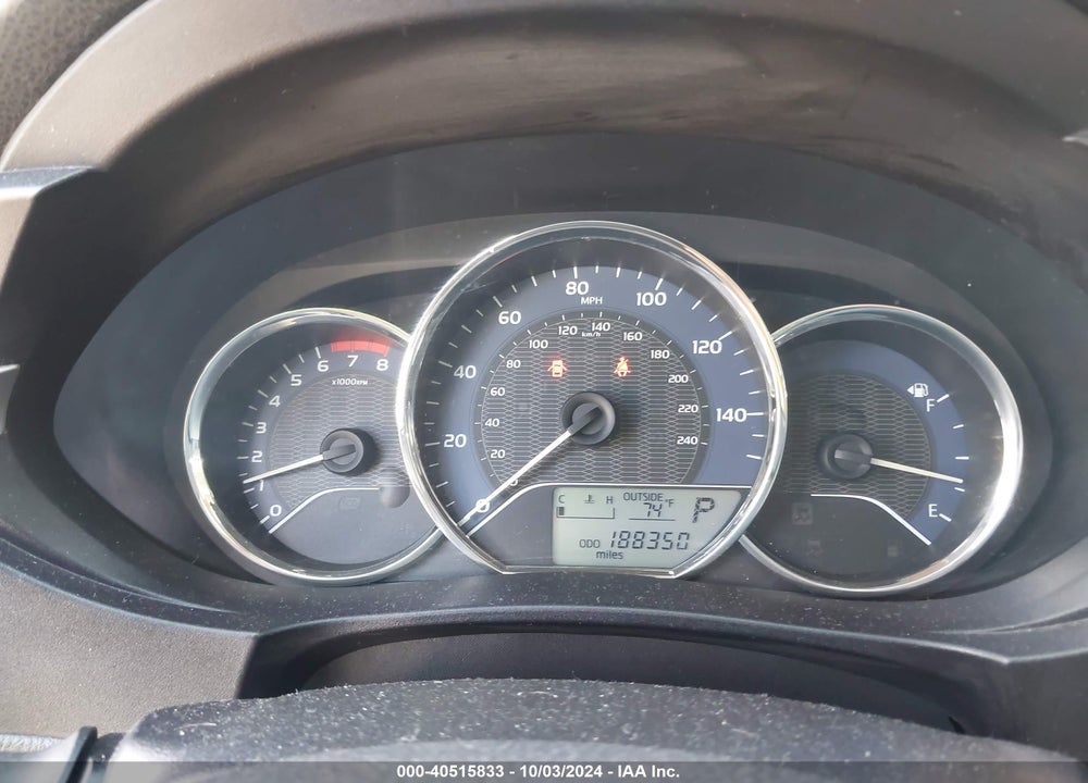 2014 TOYOTA COROLLA LE VIN: 2T1BURHE4EC003949