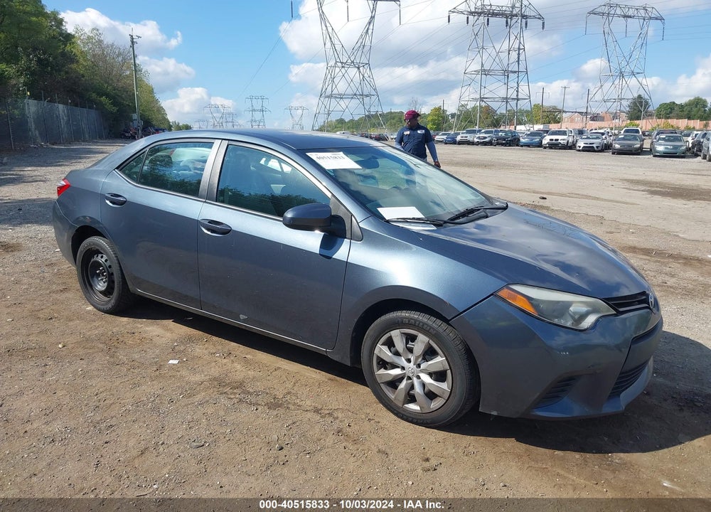 2014 TOYOTA COROLLA LE VIN: 2T1BURHE4EC003949