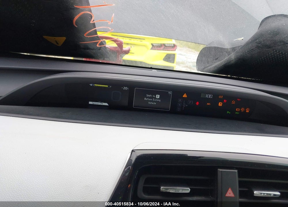 2020 TOYOTA PRIUS XLE VIN: JTDKARFUXL3120721