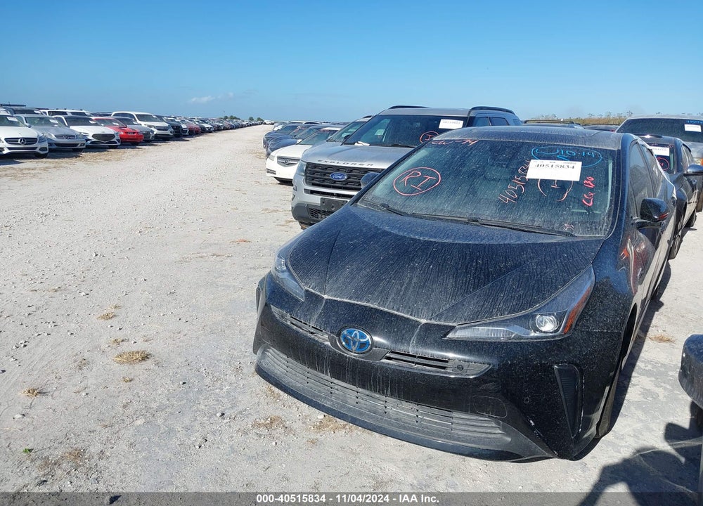 2020 TOYOTA PRIUS XLE VIN: JTDKARFUXL3120721