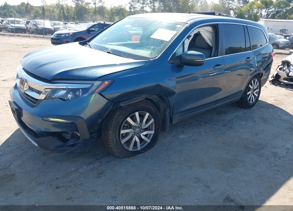 2019 HONDA PILOT EX-L VIN: 5FNYF6H41KB057873