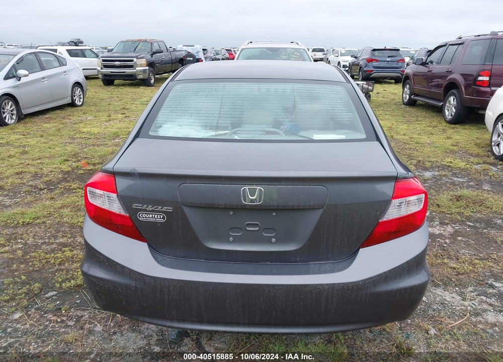 2012 HONDA CIVIC VIN: 2HGFB2F51CH318889