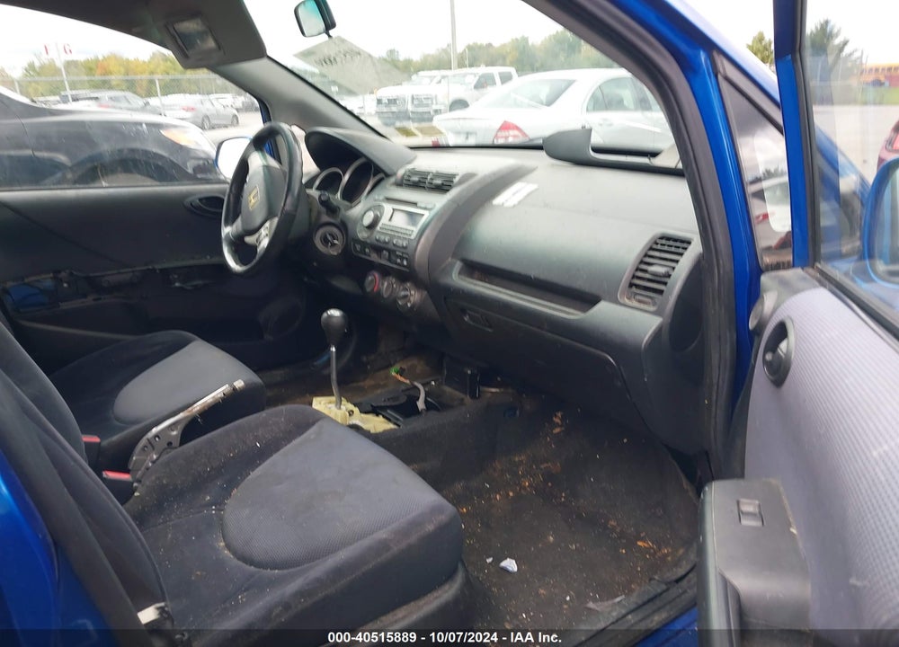 2007 HONDA FIT SPORT VIN: JHMGD37667S054138