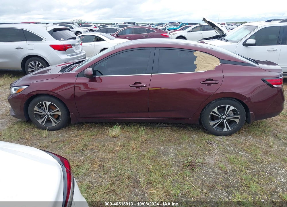 2022 NISSAN SENTRA SV XTRONIC CVT VIN: 3N1AB8CV2NY210183