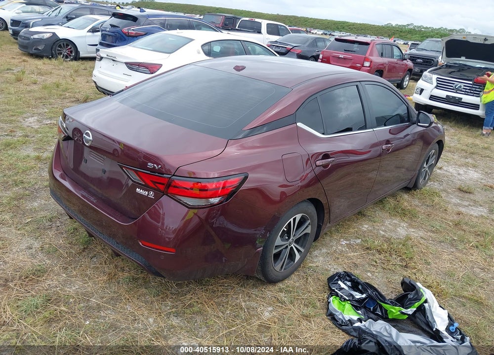 2022 NISSAN SENTRA SV XTRONIC CVT VIN: 3N1AB8CV2NY210183