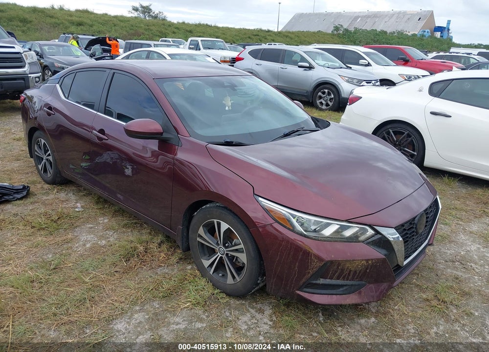 2022 NISSAN SENTRA SV XTRONIC CVT VIN: 3N1AB8CV2NY210183