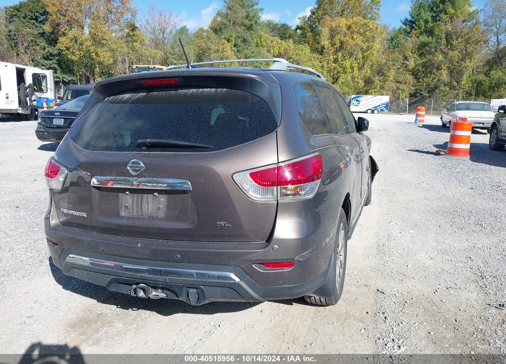 2015 NISSAN PATHFINDER SL VIN: 5N1AR2MN0FC605618