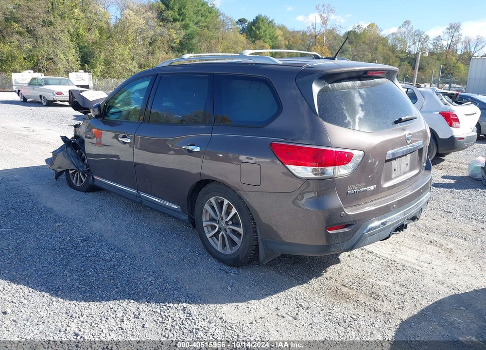 2015 NISSAN PATHFINDER SL VIN: 5N1AR2MN0FC605618