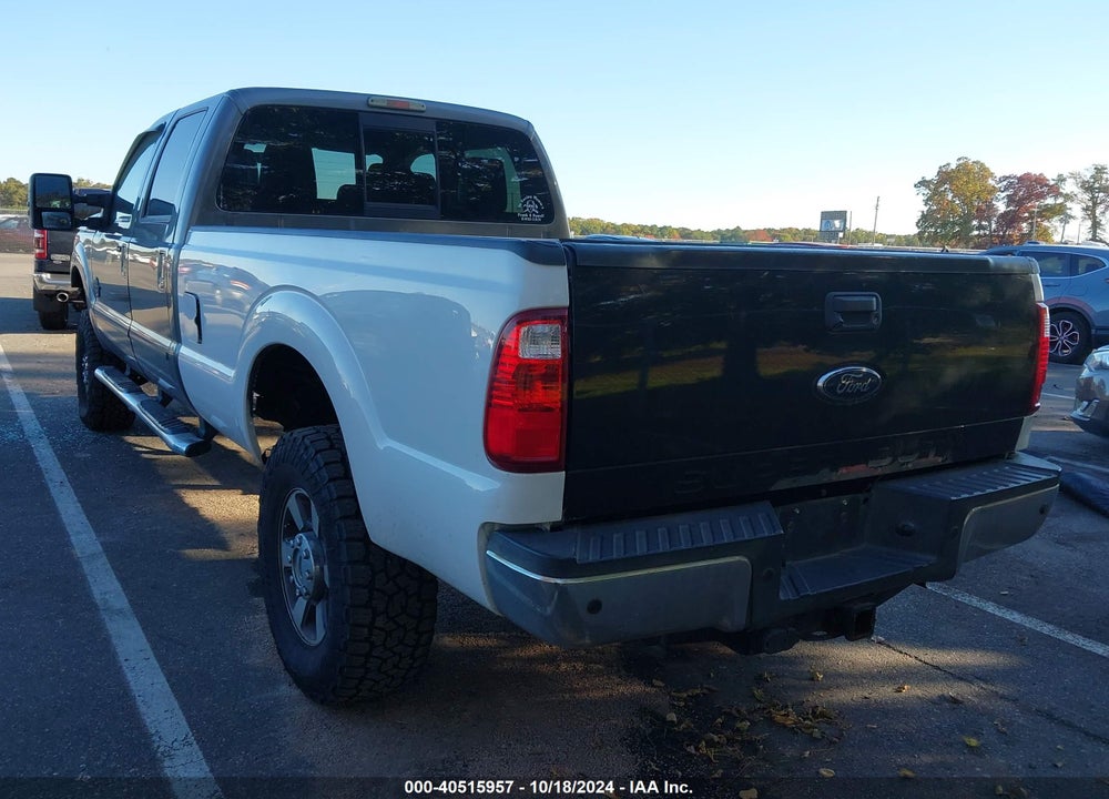 2012 FORD F-350 LARIAT VIN: 1FT8W3BT6CED17556