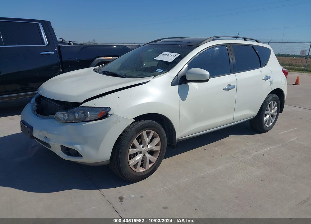 2011 NISSAN MURANO SV VIN: JN8AZ1MU0BW055694