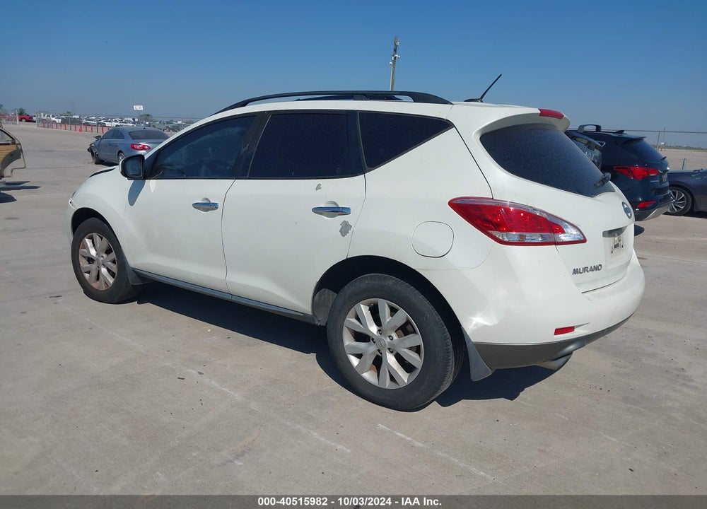 2011 NISSAN MURANO SV VIN: JN8AZ1MU0BW055694