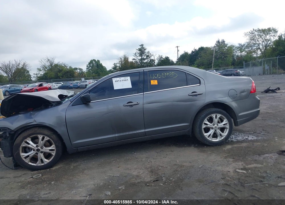 2012 FORD FUSION SE VIN: 3FAHP0HAXCR161607