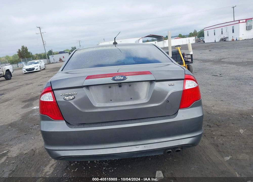 2012 FORD FUSION SE VIN: 3FAHP0HAXCR161607