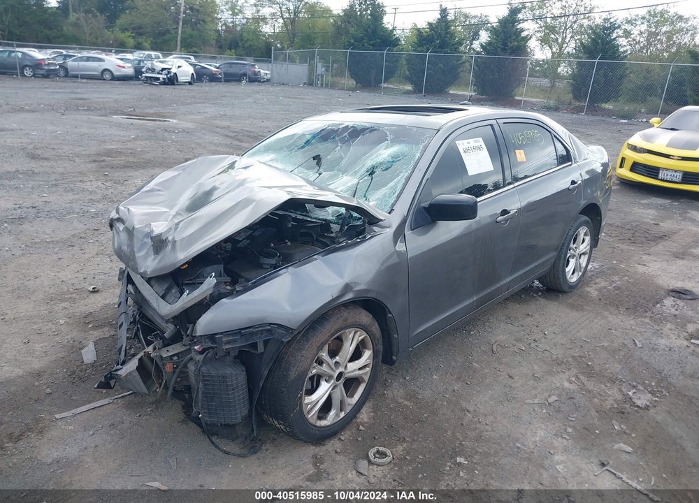 2012 FORD FUSION SE VIN: 3FAHP0HAXCR161607