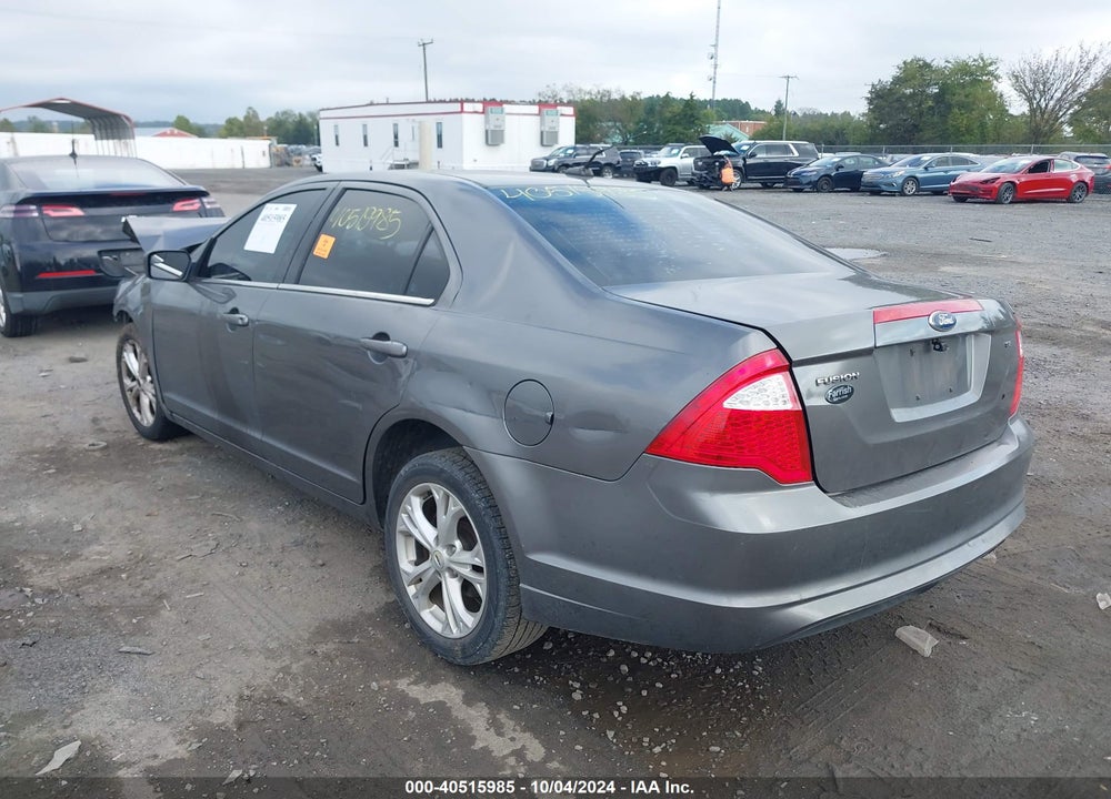 2012 FORD FUSION SE VIN: 3FAHP0HAXCR161607