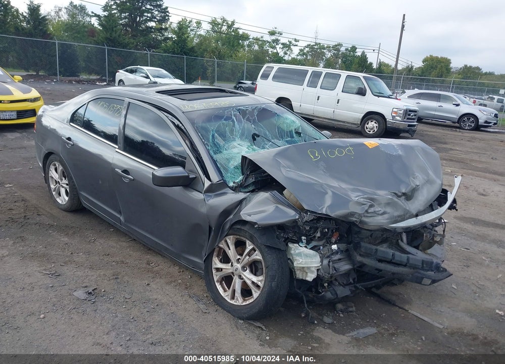 2012 FORD FUSION SE VIN: 3FAHP0HAXCR161607