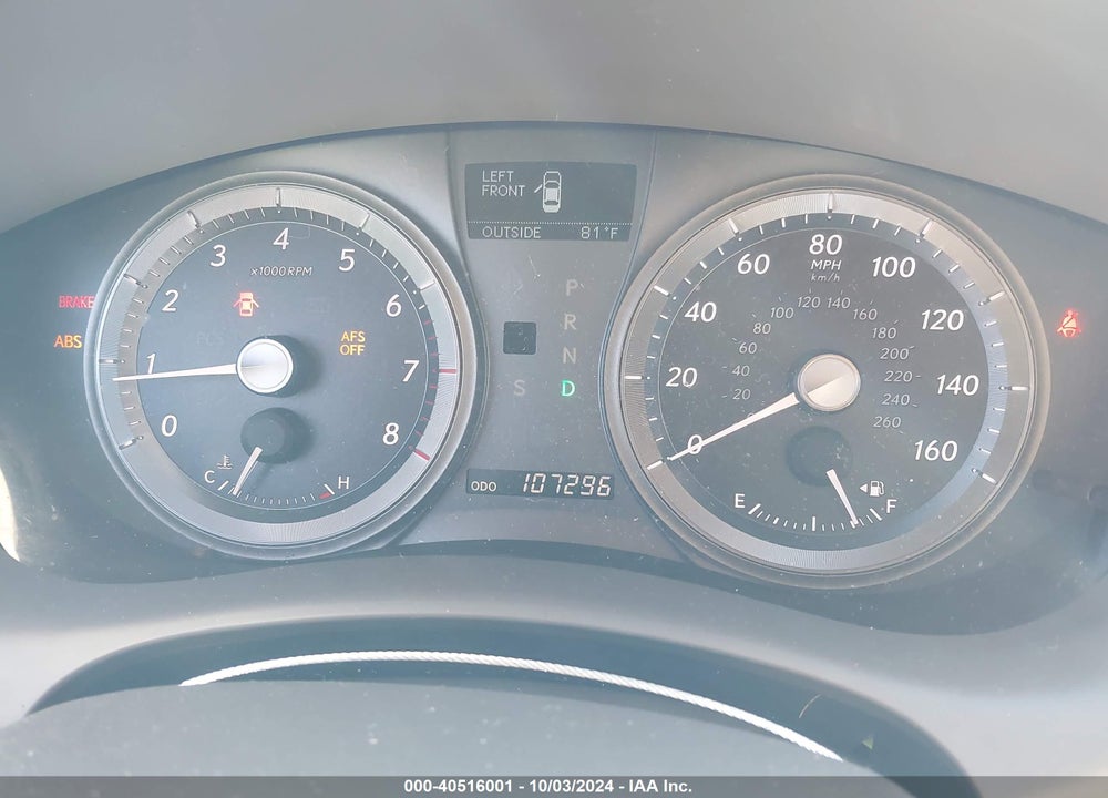 2007 LEXUS ES 350 VIN: JTHBJ46G772132087