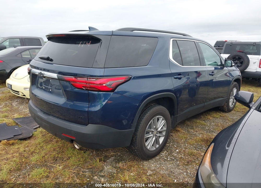 2022 CHEVROLET TRAVERSE FWD LT CLOTH VIN: 1GNERGKW3NJ125833