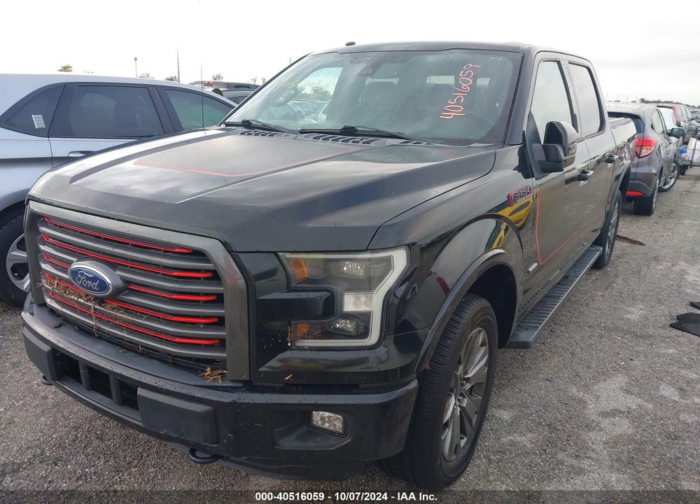 2016 FORD F-150 LARIAT VIN: 1FTEW1EG0GFC05955