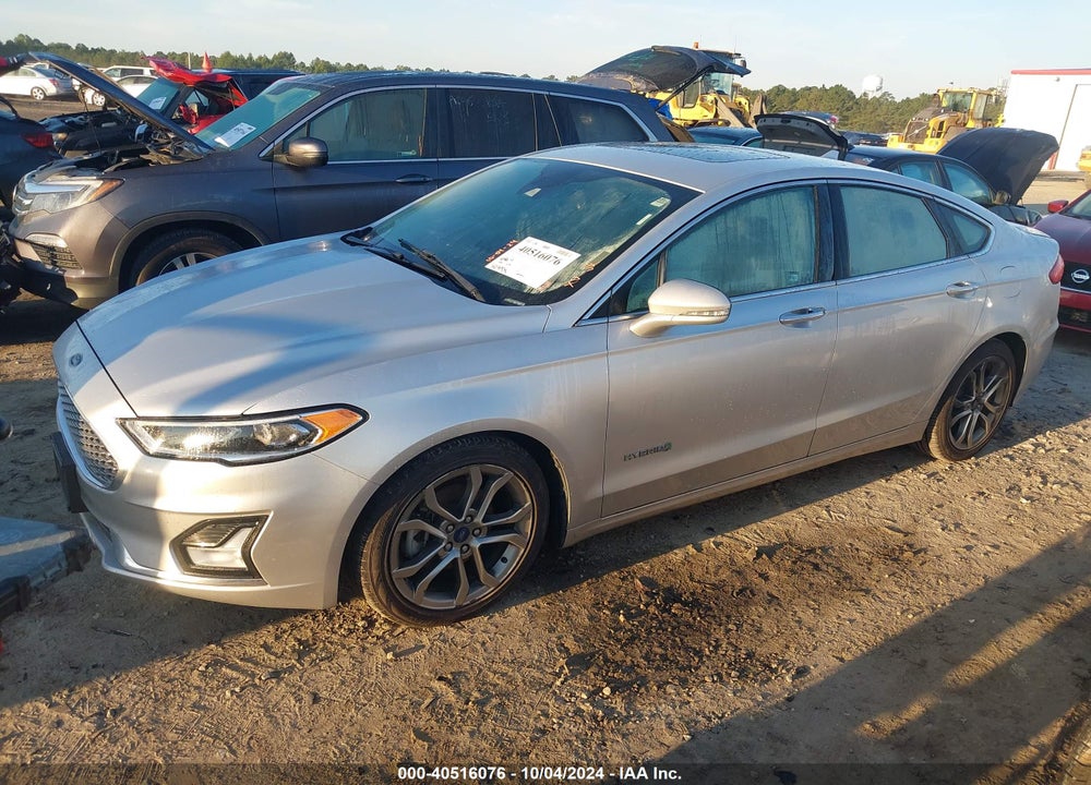 2019 FORD FUSION HYBRID TITANIUM VIN: 3FA6P0RU4KR260244