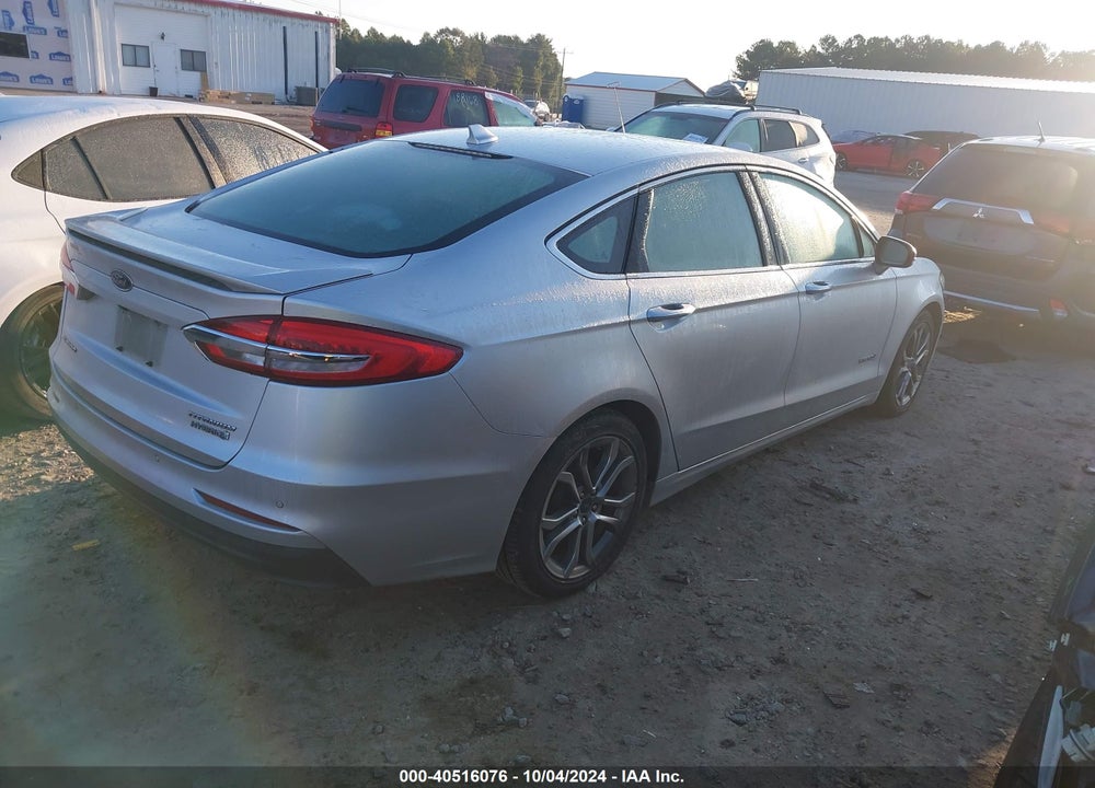 2019 FORD FUSION HYBRID TITANIUM VIN: 3FA6P0RU4KR260244