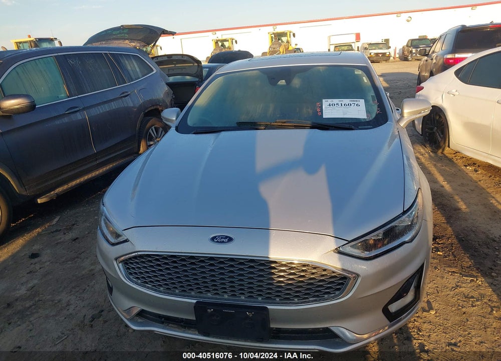 2019 FORD FUSION HYBRID TITANIUM VIN: 3FA6P0RU4KR260244