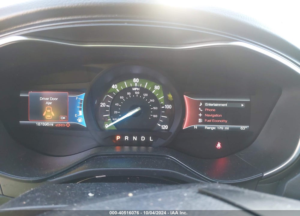 2019 FORD FUSION HYBRID TITANIUM VIN: 3FA6P0RU4KR260244