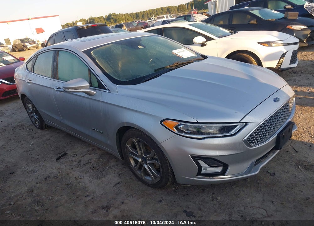 2019 FORD FUSION HYBRID TITANIUM VIN: 3FA6P0RU4KR260244